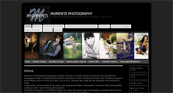Desktop Screenshot of momentsphotography.com