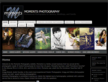 Tablet Screenshot of momentsphotography.com